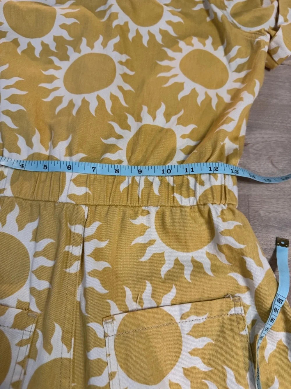 Show Me Your Mumu Cannon Romper paradise sun denim yellow - Picture 7 of 8